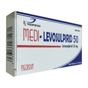 Thuốc điều trị chứng lo âu Medi-Levosulpirid 50mg (3 vỉ x 10 viên/hộp)