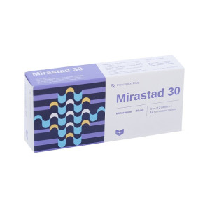 Thuốc điều trị trầm cảm Mirastad 30mg (2 vỉ x 14 viên/hộp)