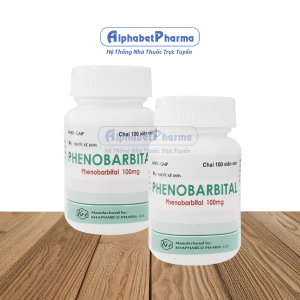 Thuốc trị động kinh Phenobarbital 100mg Khapharco (100 viên/chai)