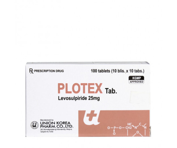 Thuốc Plotex 25mg (10 vỉ x 10 viên/hộp)