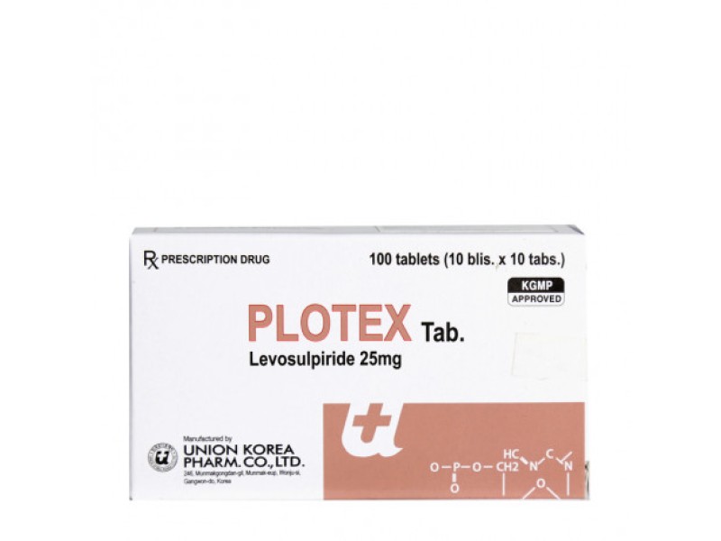 Thuốc Plotex 25mg (10 vỉ x 10 viên/hộp)