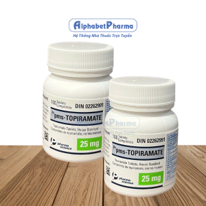 Thuốc trị động kinh, đau nửa đầu Pms-Topiramate 25mg (100 viên/chai)