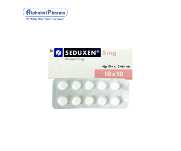 Seduxen 5mg (10 vỉ x 10 viên/hộp)