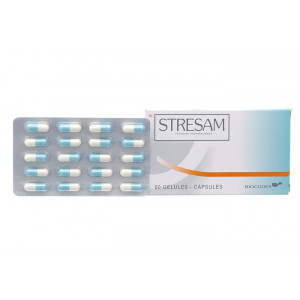 Thuốc trị lo âu Stresam (3 vỉ x 20 viên/hộp)