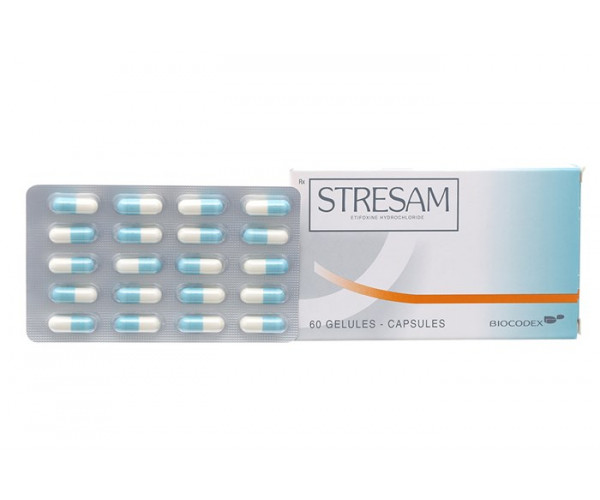 Thuốc trị lo âu Stresam (3 vỉ x 20 viên/hộp)