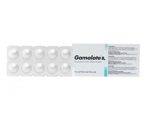 Thuốc trị suy nhược thần kinh Gamalate B6 (2 vỉ x 10 viên/hộp)