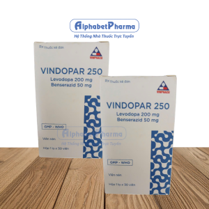 Thuốc trị Parkinson Vindopar 250mg (30 viên/chai)