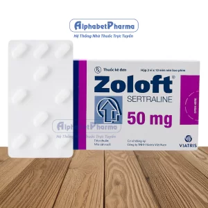 Zoloft 50mg (3 vỉ x 10 viên/hộp)