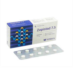 Thuốc điều trị mất ngủ Zopistad 7.5mg (10 viên/hộp)