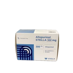 Allopurinol Stella 300mg (10 vỉ x 10 viên/hộp)