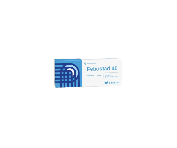 Thuốc trị gout Febustad 40 (3 vỉ x 10 viên/hộp)