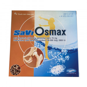 Thuốc trị loãng xương Savi Osmax (4 viên/hộp)