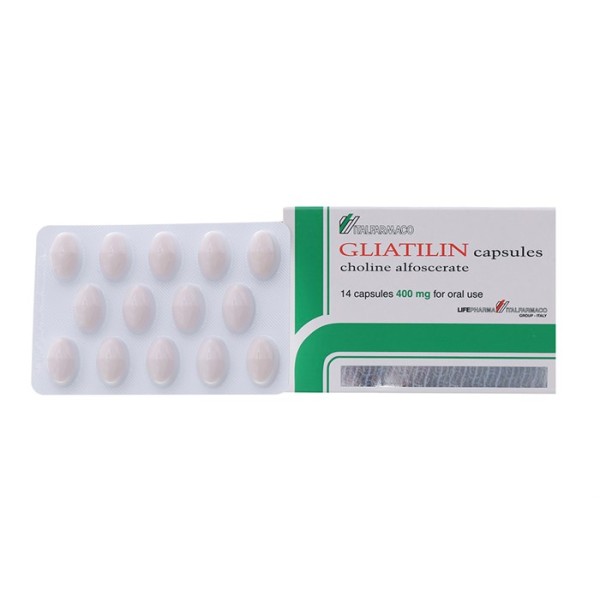 Thuốc trị đột quỵ, chấn thương sọ não Gliatilin (14 viên/hộp)