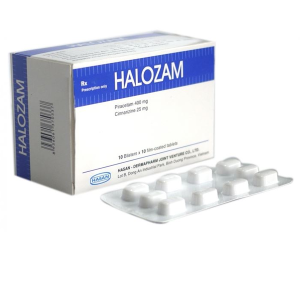 Thuốc trị suy giảm thần kinh, đau nửa đầu Halozam (10 vỉ x 10 viên/hộp)