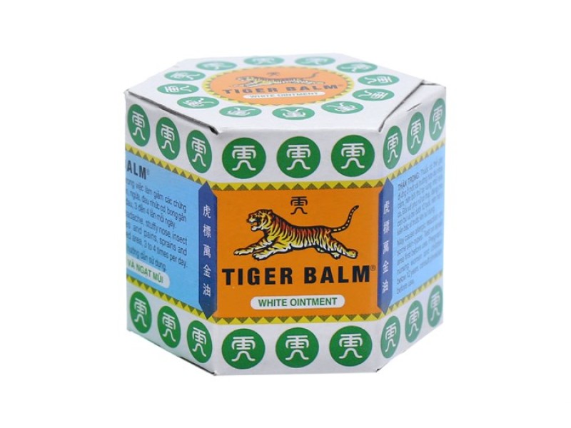 Cao hổ trắng giảm đau nhức cơ và ngạt mũi Tiger Balm White (19.4g)