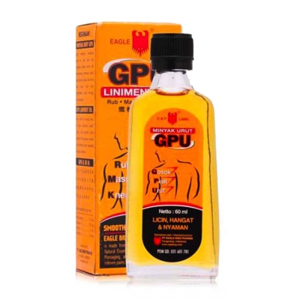  Dầu nóng MinYak Urut GPU Cap Lang (60ml)