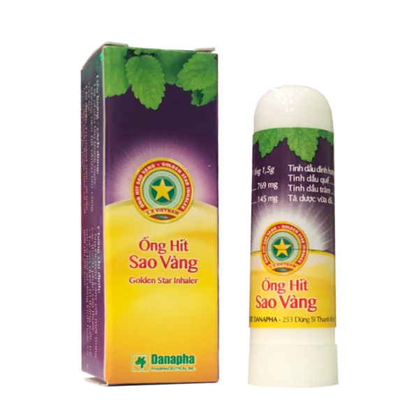 Ống hít sao vàng Danapha (1.5g)