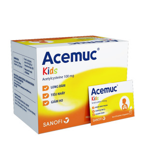 Thuốc tiêu đờm Acemuc 100mg (30 gói/hộp)