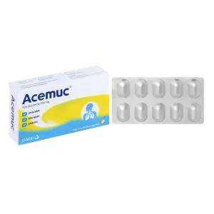 Acemuc 200mg (3 vỉ x 10 viên/hộp)