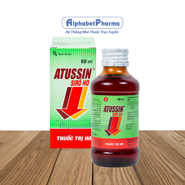 Siro trị ho Atussin (60ml)