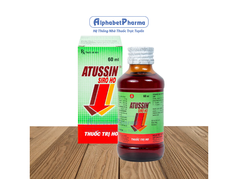 Siro trị ho Atussin (60ml)