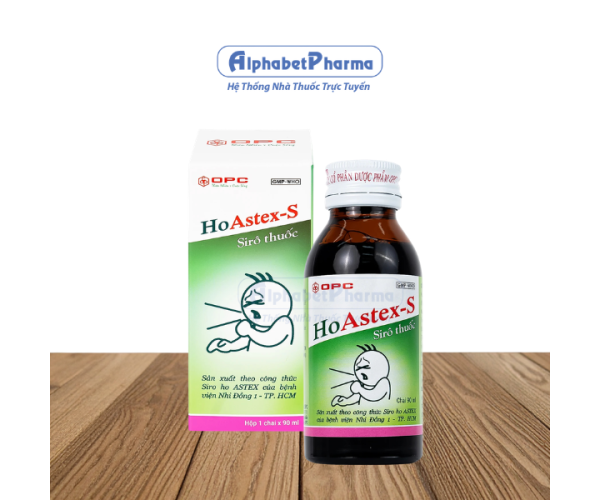  Siro trị ho, viêm phế quản HoAstex-S (90ml)
