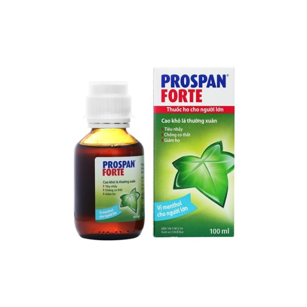 Siro ho cho người lớn Prospan Forte (100ml)