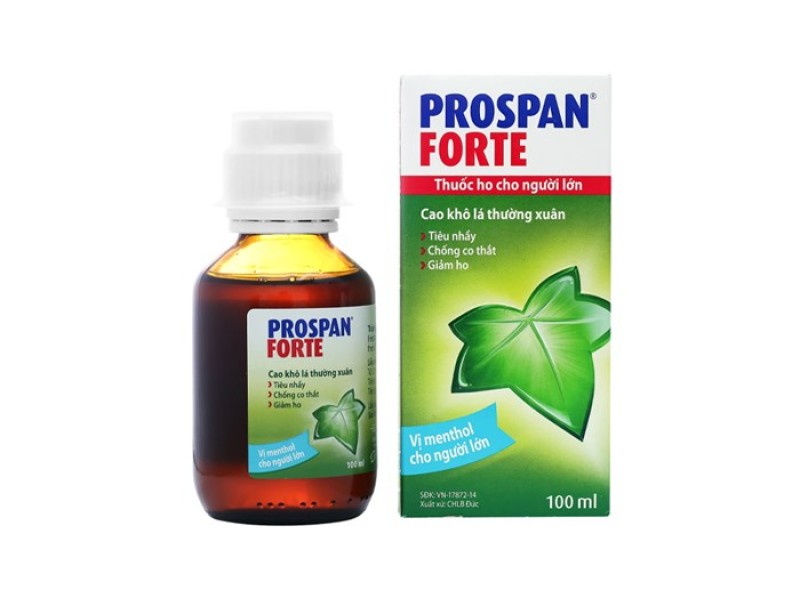 Siro ho cho người lớn Prospan Forte (100ml)