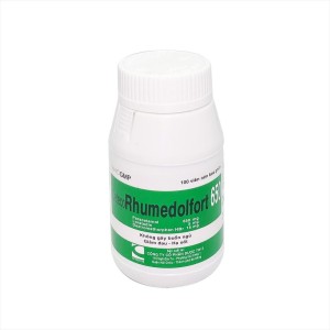 Thuốc trị cảm cúm Ceteco Rhumedolfort 650 (100 viên/chai)