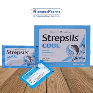 Strepsils Cool (50 gói x 2 viên/hộp)