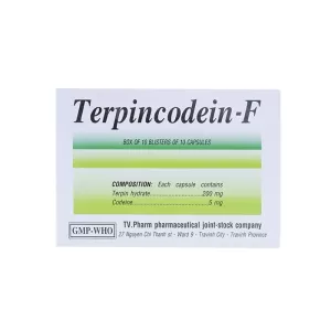 Terpincodein - F (10 vỉ x 10 viên/hộp)