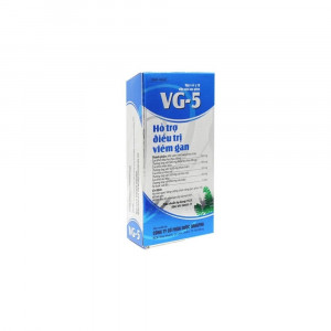 Thuốc hỗ trợ điều trị viêm gan VG-5 Danapha (4 vỉ x 10 viên/hộp)