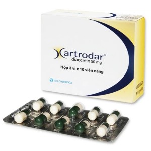 Thuốc điều trị thoái hóa khớp hông hoặc gối Artrodar 50mg (3 vỉ x 10 viên/hộp)