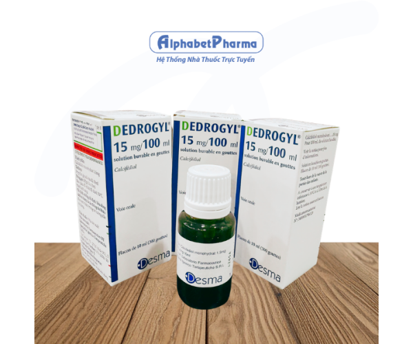 Dung dịch uống giúp trẻ cao lớn Dedrogyl 15mg/100ml (10ml)