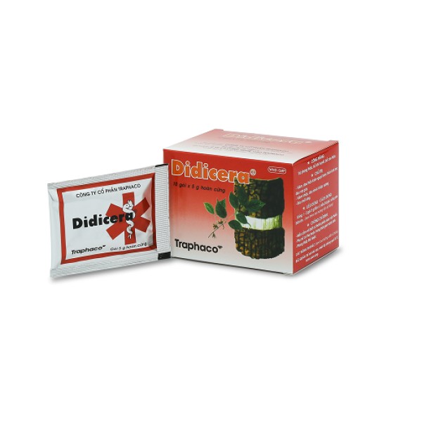 Thuốc trừ phong thấp, bổ khí huyết, bổ can thận Didicera (10 gói x 5g viên hoàn cứng/hộp)
