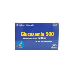  Glucosamin 500mg Mebiphar (10 vỉ x 10 viên/hộp)