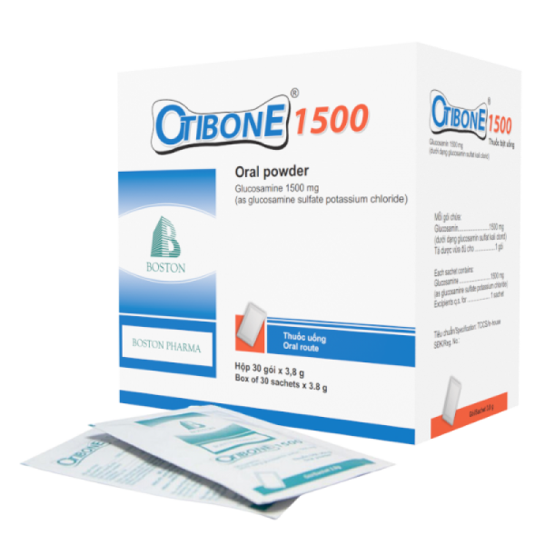 Bột uống trị thoái hóa khớp Otibone 1500 (30 gói/hộp)