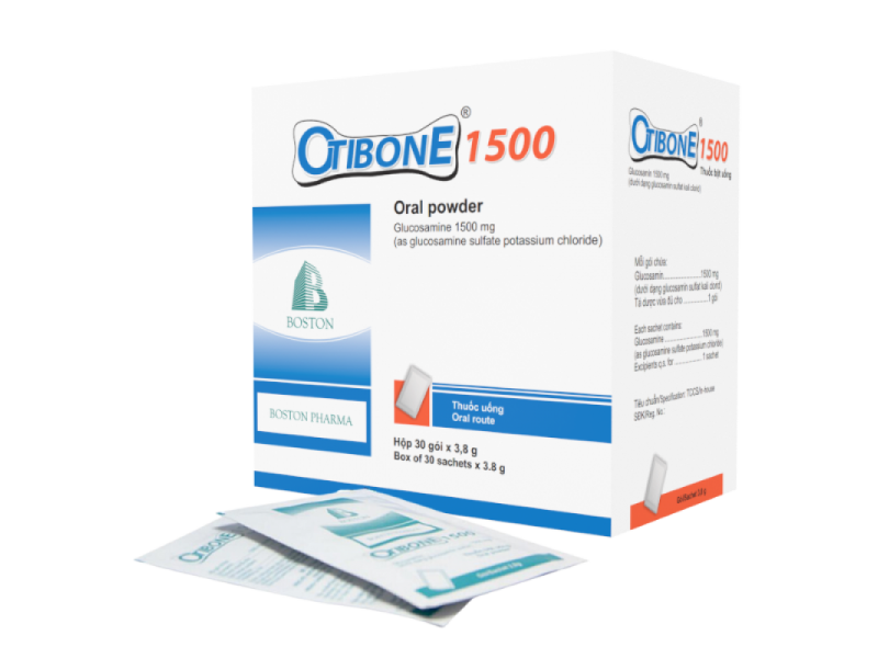 Bột uống trị thoái hóa khớp Otibone 1500 (30 gói/hộp)