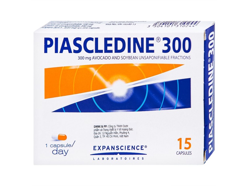 Thuốc trị viêm khớp Piascledine 300mg (15 viên/hộp)