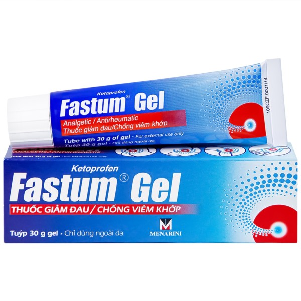 Thuốc bôi điều trị giảm đau và kháng viêm xương khớp Fastum gel (30g)