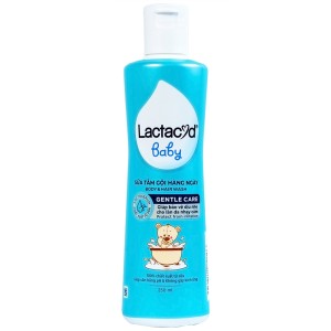 Dung dịch tắm cho trẻ em hỗ trợ điều trị rôm sảy Lactacyd Baby (250ml)