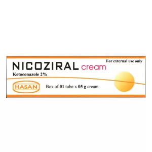 Kem điều trị nấm ngoài da Nicoziral Cream (5g)