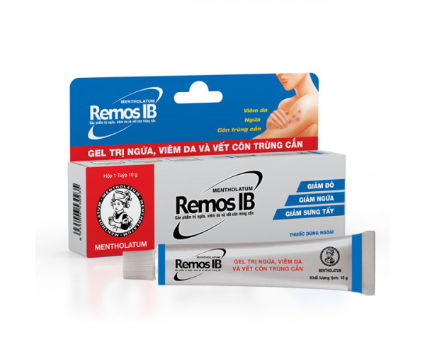 Gel trị ngứa, côn trùng cắn Remos IB (10g)