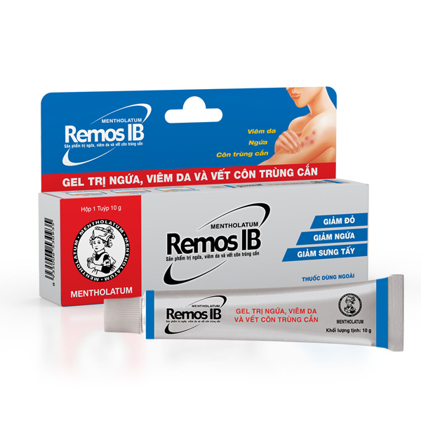 Gel trị ngứa, côn trùng cắn Remos IB (10g)