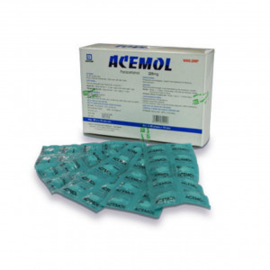 Thuốc giảm đau, hạ sốt trẻ em Acemol 325mg (40 vỉ x 10 viên/hộp)