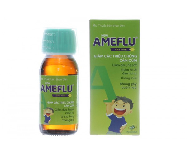 Siro trị cảm cúm cho trẻ em Ameflu Day Time (60ml)