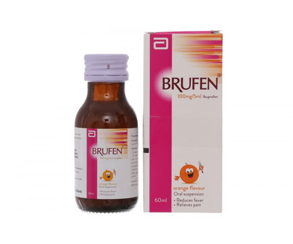 Siro giảm đau, hạ sốt cho trẻ em Brufen (60ml)