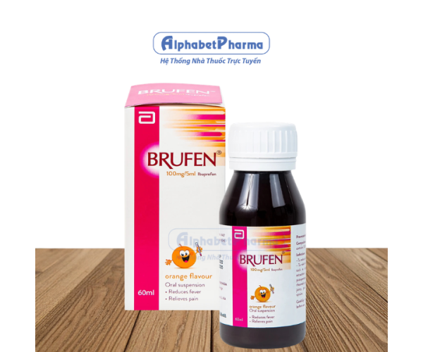 Siro giảm đau, hạ sốt cho trẻ em Brufen (60ml)