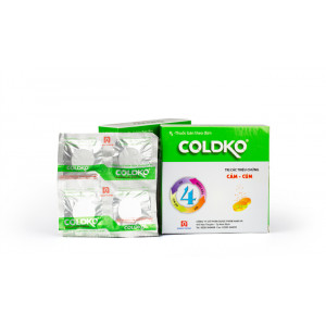 Viên sủi điều trị sốt, nhức đầu, cảm cúm Coldko (4 viên x 4 vỉ/hộp)