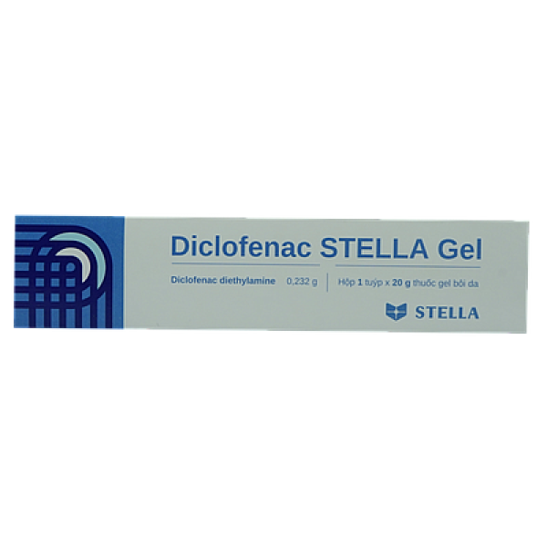 Gel bôi giảm đau, kháng viêm Diclofenac Stella gel (20g)